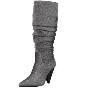 Indigo Rd ‘Fayen’ Silver Glitter Boots in a Size 11